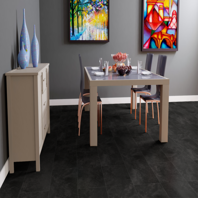 LVT 6mm Lavarosa Tile Effect Luxury Vinyl Flooring