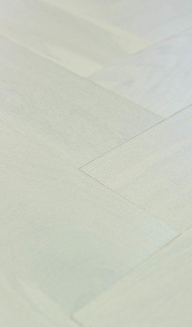 Engineered Polar White Herringbone