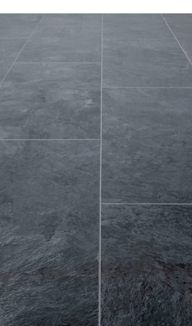 Kronotex Glamour 8mm High Gloss Pindos Tile Effect 4V by Falquon Laminate Flooring
