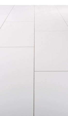 Falquon Glamour 8mm High Gloss White Tile Effect 4V Laminate Flooring