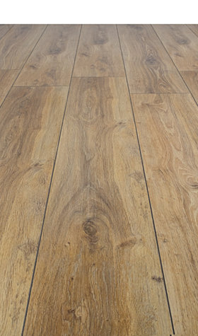 Falquon Glamour 8mm High Gloss Victorian Oak 4V Laminate Flooring