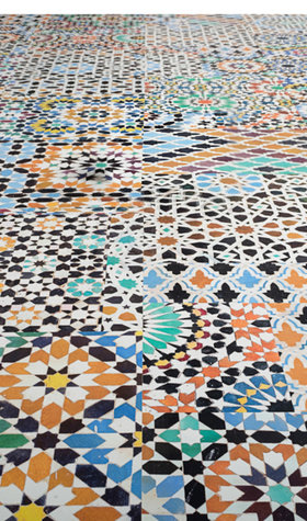 Falquon Quadraic Matt Mosaic Tile Effect Laminate Flooring
